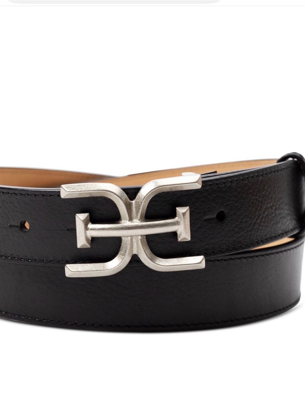 Sam Edelman black leather belt